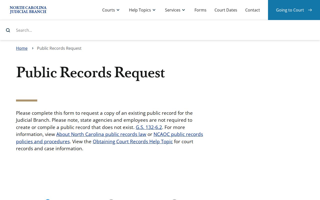 Buncombe docket search public records request form