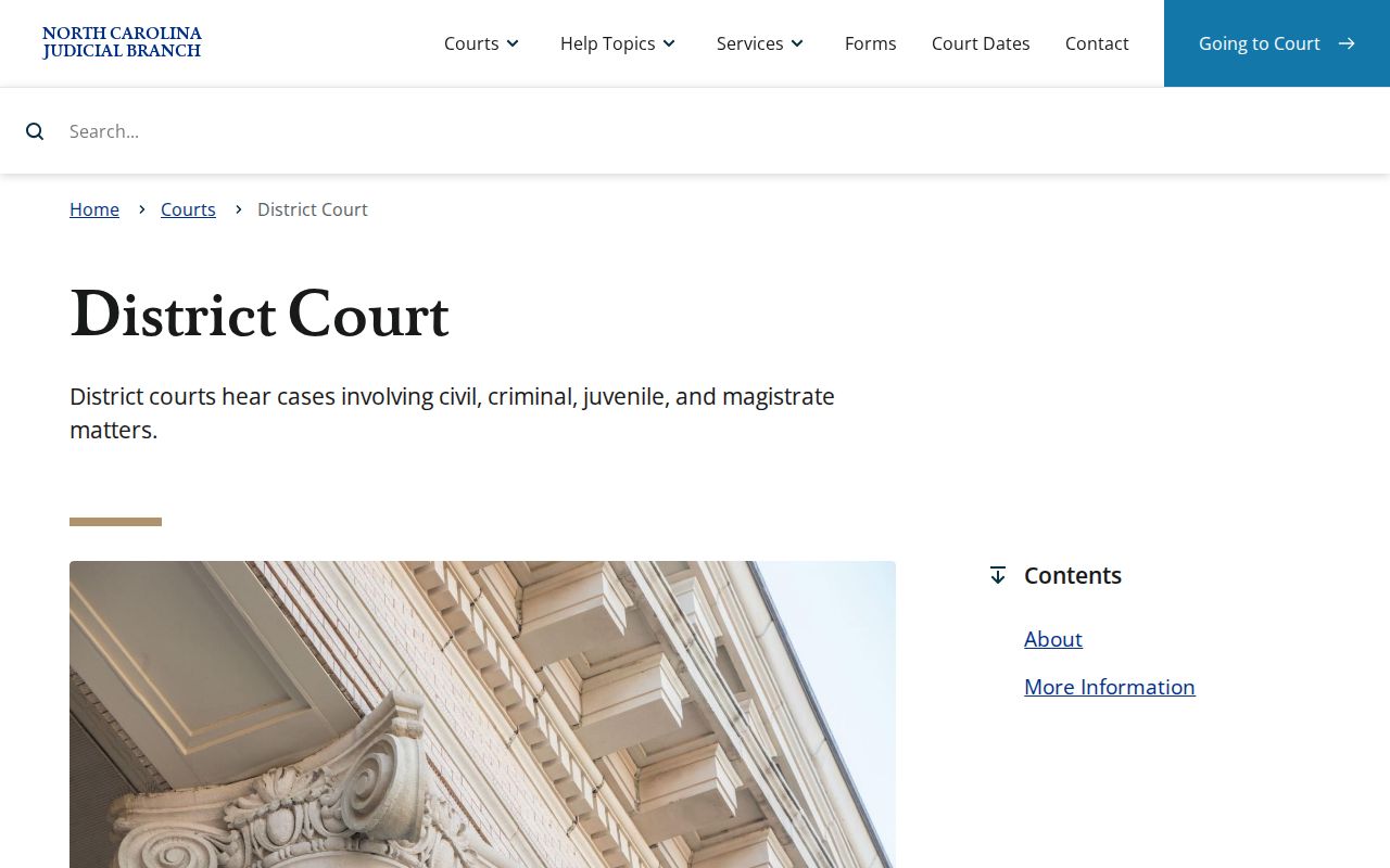 Buncombe County court docket District Court information