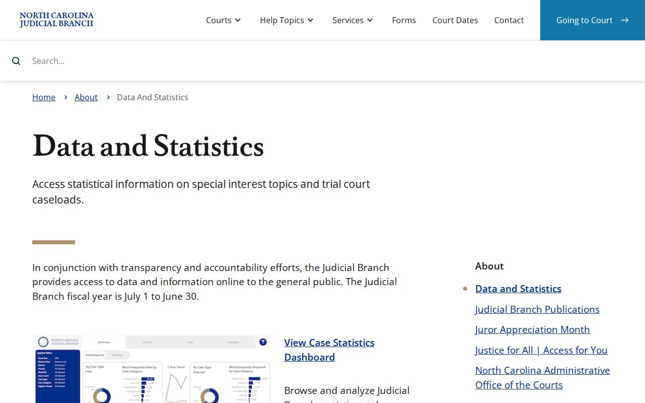 Buncombe County court docket public records access information